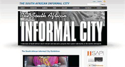 Desktop Screenshot of informalcity.co.za